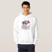 USA Map U.S. Staaten Amerika Hoodie (Vorne ganz)