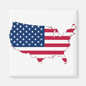 USA Map-usa-usa-america-maps-united Staaten Magnet (Vorne)