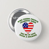 USA-Märchenprinz Button (Vorne & Hinten)