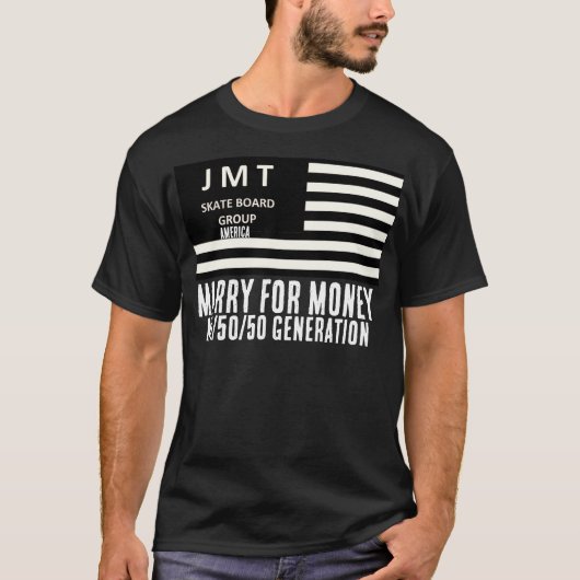 USA MARRY FOR GELD Basic Dark T - Shirt (Vorderseite)