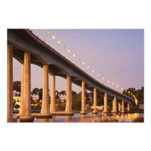USA, Maryland, Annapolis. Severn-River-Brücke, Fotodruck