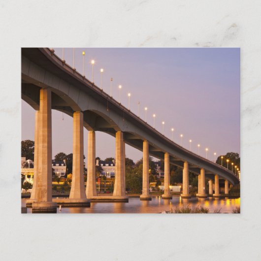 USA, Maryland, Annapolis. Severn River-Brücke, Postkarte (Vorderseite)