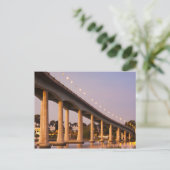 USA, Maryland, Annapolis. Severn River-Brücke, Postkarte (Stehend Vorderseite)