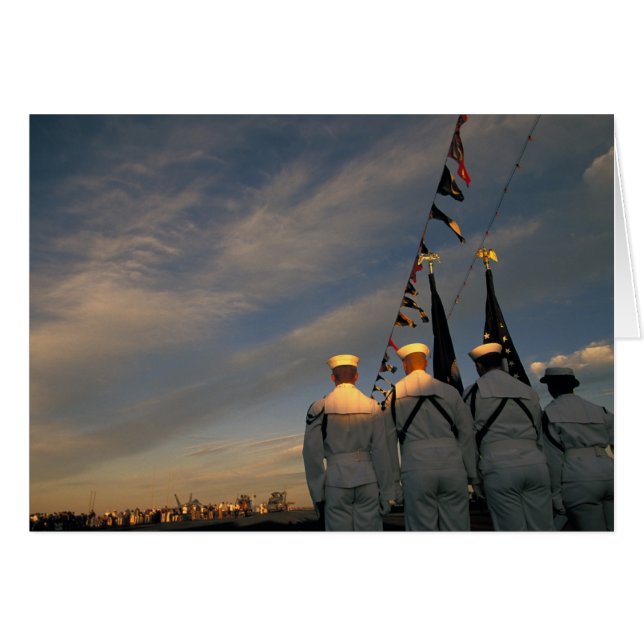 USA, Massachusettes, Boston. Farbe der US-Marine (Vorderseite (Horizontal))