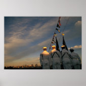 USA, Massachusettes, Boston. Farbe der US-Marine Poster (Vorne)