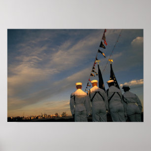 USA, Massachusettes, Boston. Farbe der US-Marine Poster