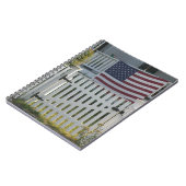 USA, Massachusettes, Gloucester: Patriotischer Notizblock (Linke Seite)