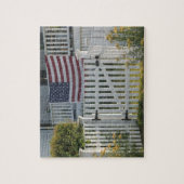 USA, Massachusettes, Gloucester: Patriotischer Puzzle (Vertikal)