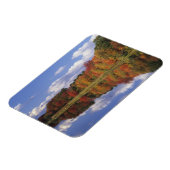 USA, Massachusetts, Acton. Herbstreflektion Magnet (Linke Seite)