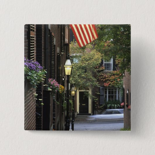 USA, Massachusetts, Boston, Beacon Hill. Button (Vorderseite)