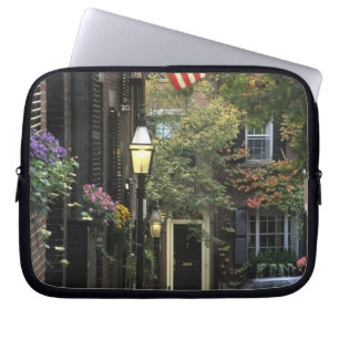 USA, Massachusetts, Boston, Beacon Hill. Laptopschutzhülle