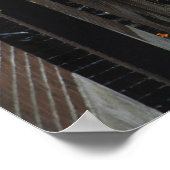 USA, Massachusetts, Boston, Beacon Hill. Poster (Ecke)