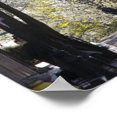 USA, Massachusetts, Boston, Beacon Hill. Poster (Ecke)