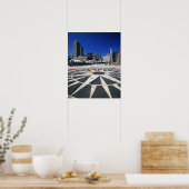 USA, Massachusetts, Boston, Boston harbour Poster (Küche)