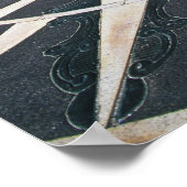 USA, Massachusetts, Boston, Boston harbour Poster (Ecke)