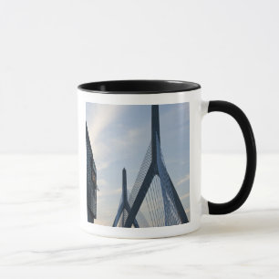 USA, Massachusetts, Boston. Die Zakim-Brücke. 2 Tasse