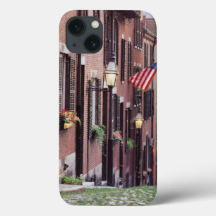 USA, Massachusetts, Boston, Häuser entlang Eichel Case-Mate iPhone Hülle
