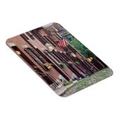 USA, Massachusetts, Boston, Häuser entlang von Aco Magnet (Rechte Seite)