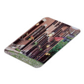 USA, Massachusetts, Boston, Häuser entlang von Aco Magnet (Linke Seite)