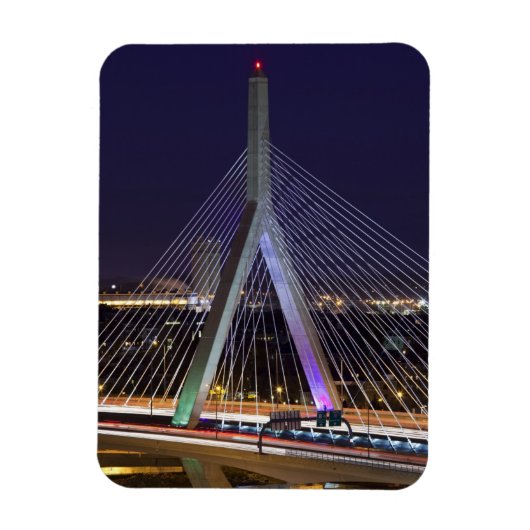 USA, Massachusetts, Boston. Leonard Zakim Magnet (Vertikal)