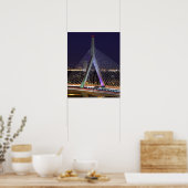 USA, Massachusetts, Boston. Leonard Zakim Poster (Küche)