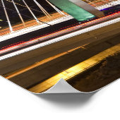 USA, Massachusetts, Boston. Leonard Zakim Poster (Ecke)