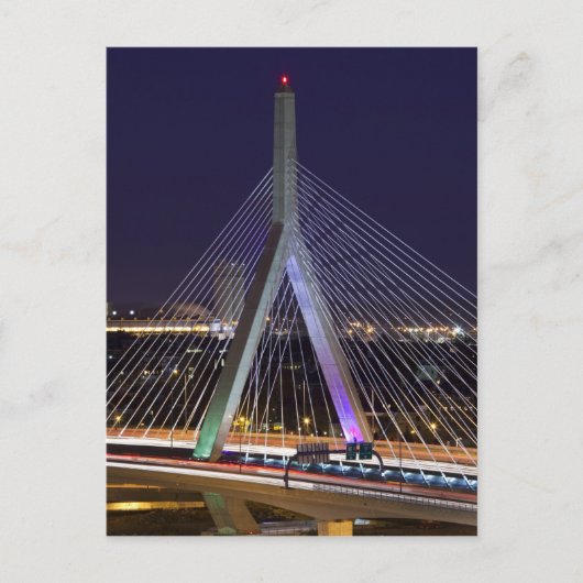 USA, Massachusetts, Boston. Leonard Zakim Postkarte (Vorderseite)