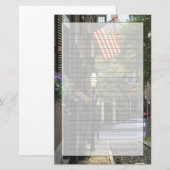 USA, Massachusetts, Boston, Leuchtfeuer-Hügel Briefpapier (Vorne/Hinten)