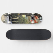 USA, Massachusetts, Boston, Leuchtfeuer-Hügel Skateboard (Horizontal)