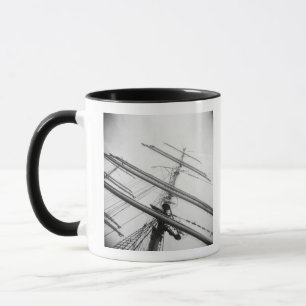 USA, Massachusetts, Boston. Masten eines hohen Sch Tasse