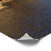 USA, Massachusetts, Boston, Skyline 2 Poster (Ecke)