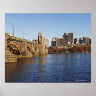 USA, Massachusetts, Boston, Skyline 2 Poster