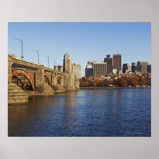 USA, Massachusetts, Boston, Skyline 2 Poster (Vorne)