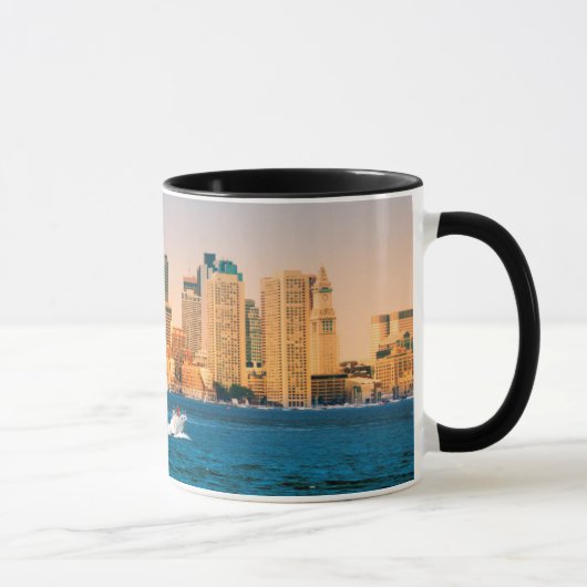 USA, Massachusetts. Boston-Ufergegend-Panorama Tasse (Rechts)