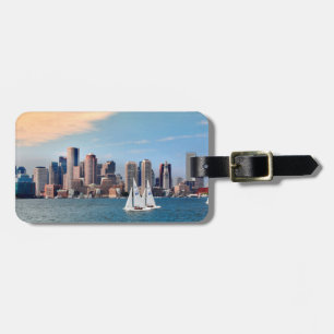 USA, Massachusetts. Boston Wasserfront Skyline 3 Gepäckanhänger