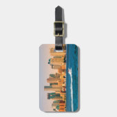 USA, Massachusetts. Boston Waterfront Panorama Gepäckanhänger (Vorderseite vertikal)