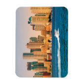 USA, Massachusetts. Boston Waterfront Panorama Magnet (Vertikal)