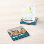 USA, Massachusetts. Boston Waterfront Panorama Untersetzer (Rechte Seite)