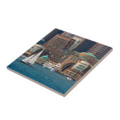 USA, Massachusetts. Boston Waterfront Skyline 2 Fliese (Seite)