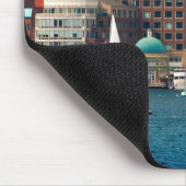 USA, Massachusetts. Boston Waterfront Skyline 2 Mousepad (Ecke)
