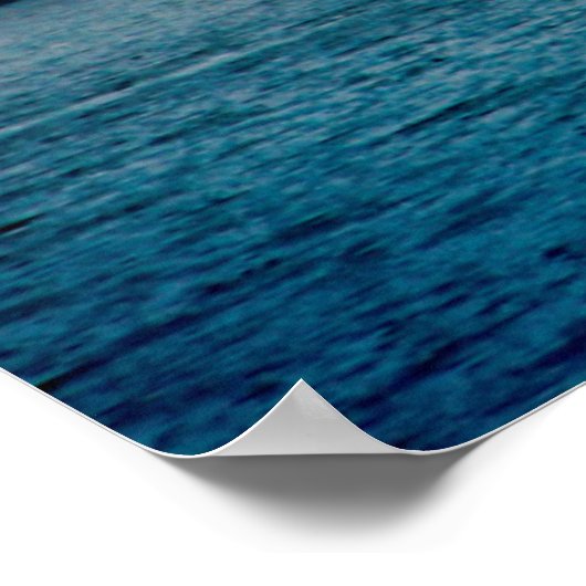 USA, Massachusetts. Boston Waterfront Skyline 2 Poster (Ecke)