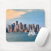 USA, Massachusetts. Boston Waterfront Skyline 3 Mousepad (Mit Mouse)