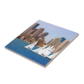 USA, Massachusetts. Boston Waterfront Skyline 4 Fliese (Seite)