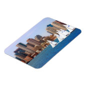 USA, Massachusetts. Boston Waterfront Skyline 4 Magnet (Linke Seite)