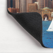 USA, Massachusetts. Boston Waterfront Skyline 4 Mousepad (Ecke)