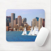 USA, Massachusetts. Boston Waterfront Skyline 4 Mousepad (Mit Mouse)