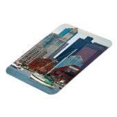 USA, Massachusetts. Boston Waterfront Skyline Magnet (Linke Seite)