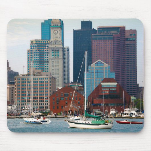 USA, Massachusetts. Boston Waterfront Skyline Mousepad (Vorne)