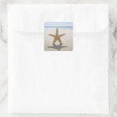 USA, Massachusetts, Cape Cod, Nantucket, nah Quadratischer Aufkleber (Tasche)
