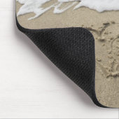 USA, Massachusetts, Die Herzen gezeichnet am Sands Mousepad (Ecke)